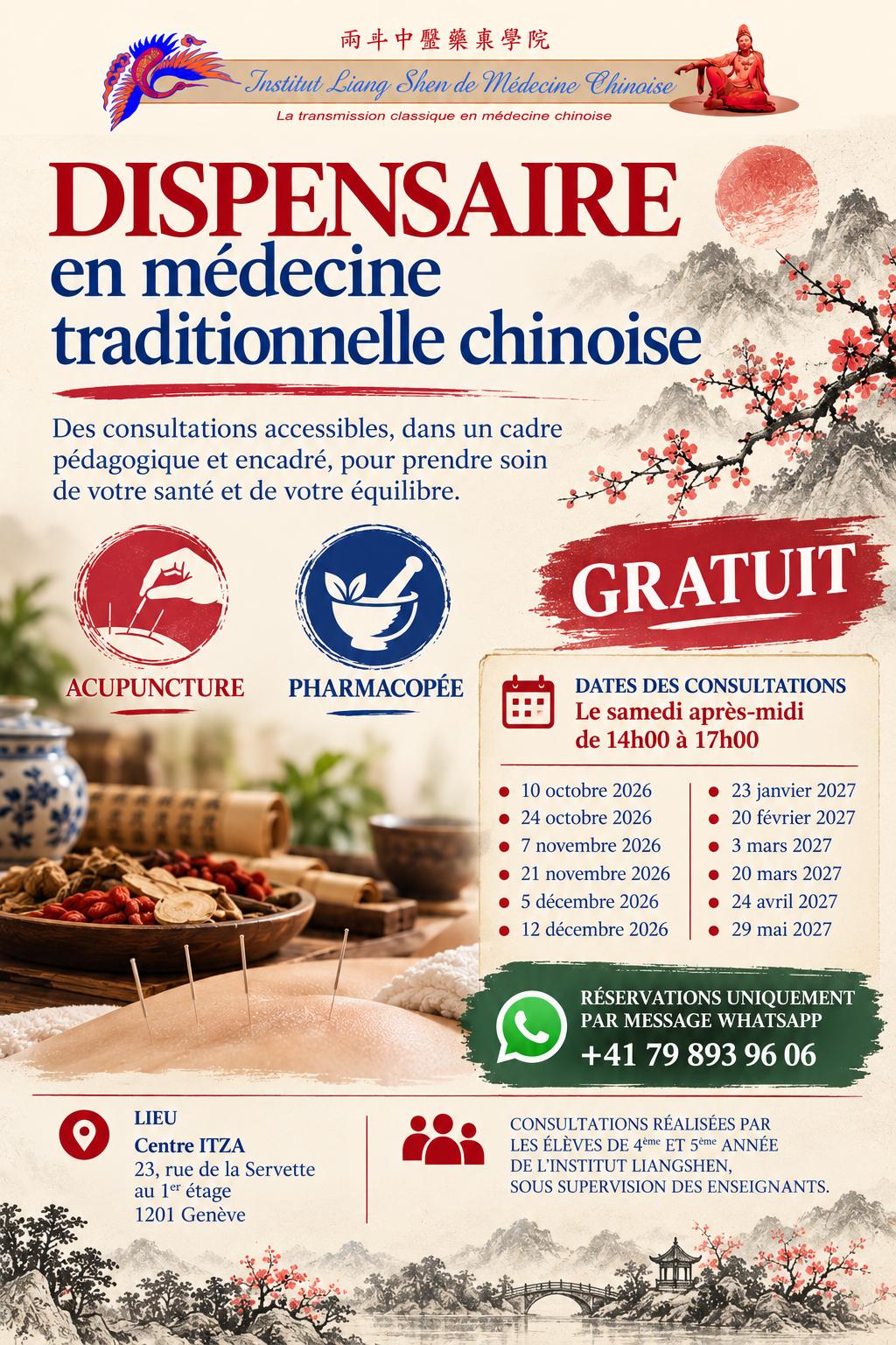 DISPENSAIRE en médecine traditionnelle chinoise